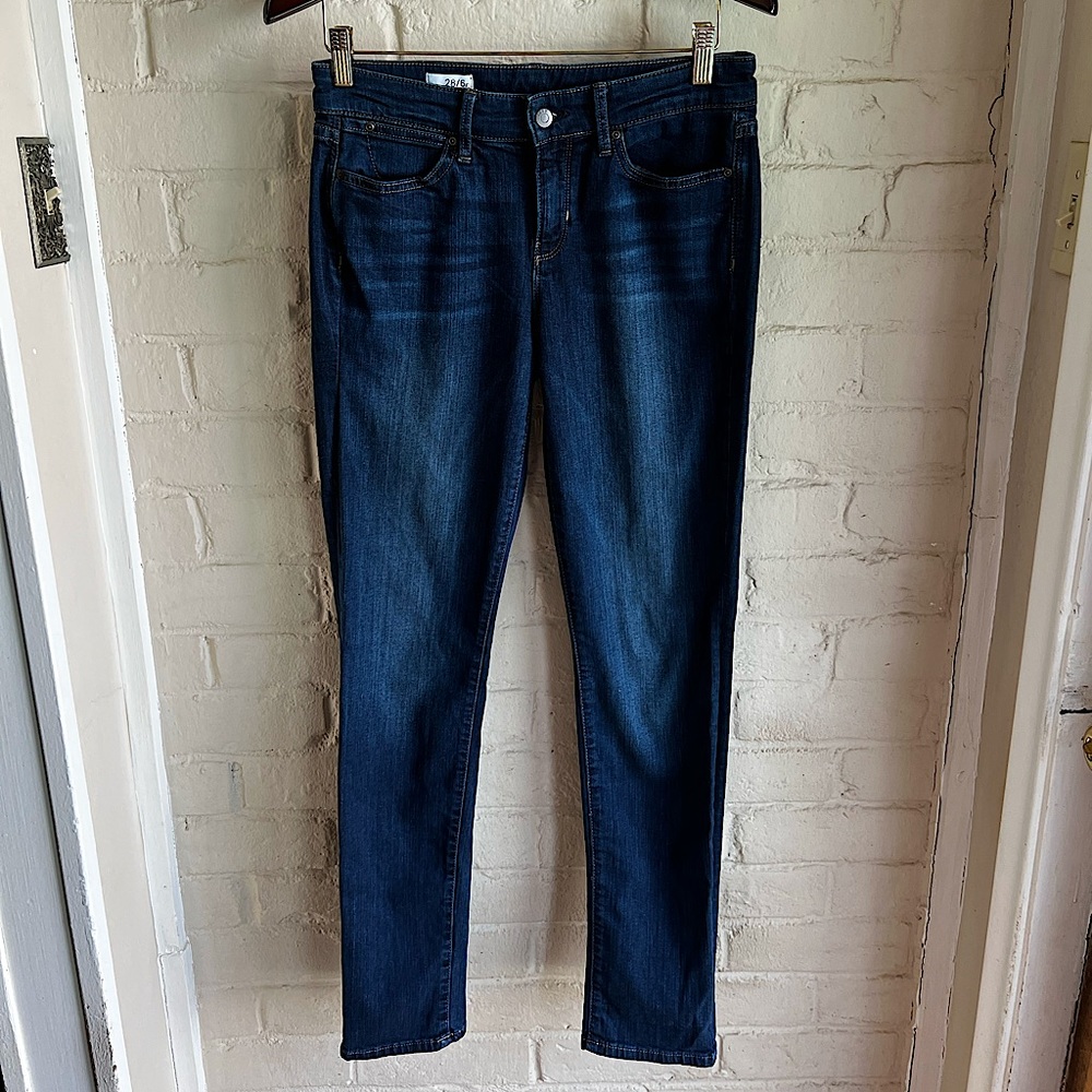 Top Shop Moto Jamie Size W28 x L30 dark blue skinny jeans